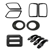 Headlight Tail Fog Light Tank Handle Cover Trim Set for Volkswagen Amarok 09-22